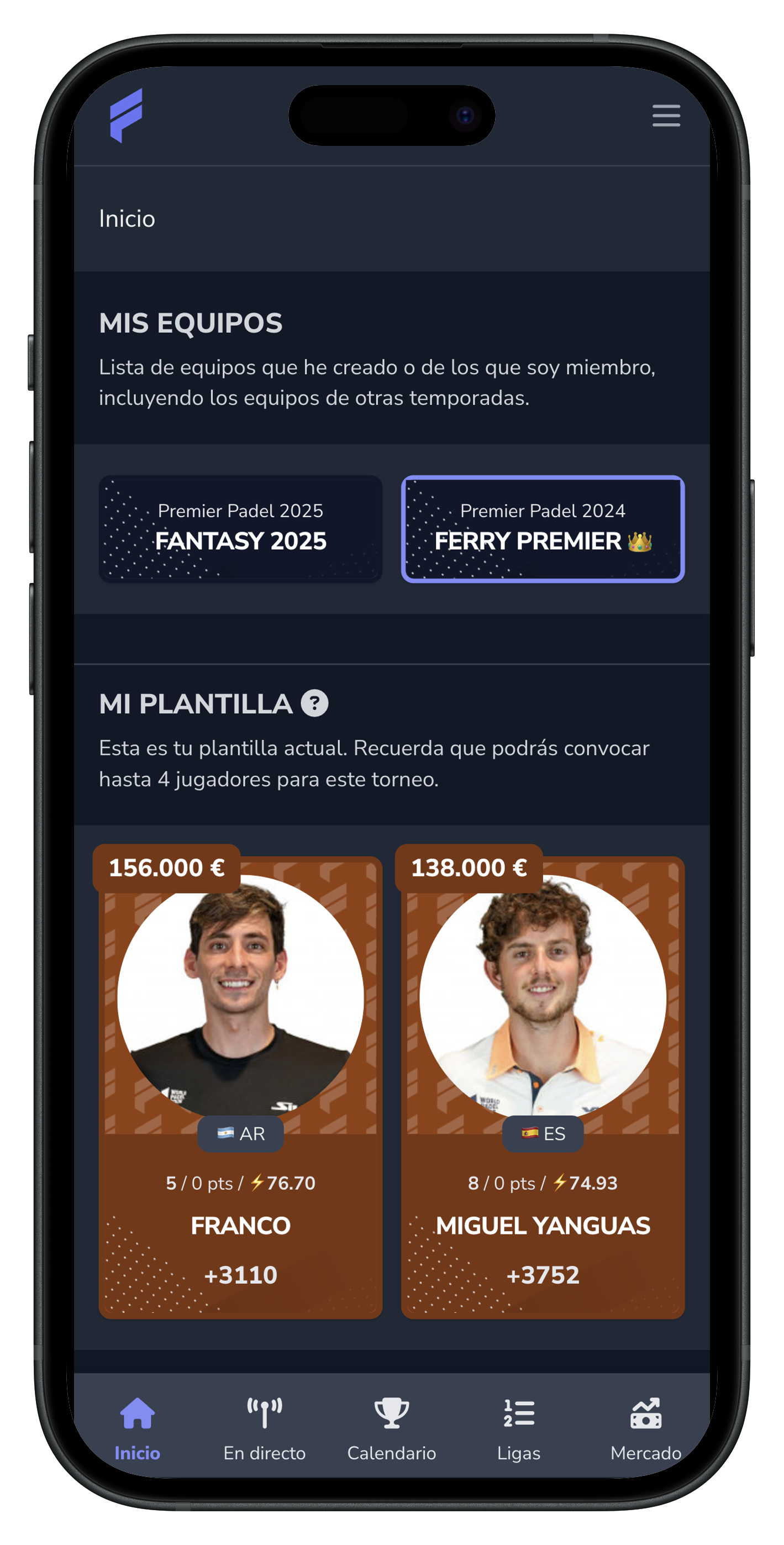 Fantasy Padel Tour